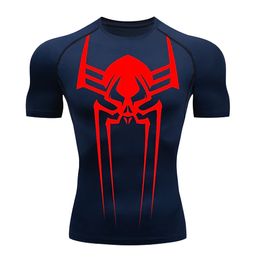 Blue Spiderman 2099 Compression T-shirt