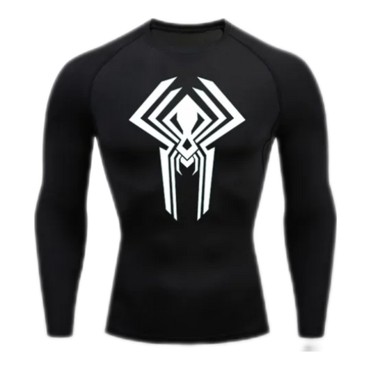 🎁 Black Miguel O´hara Compression Shirt (LONG) (100% off)