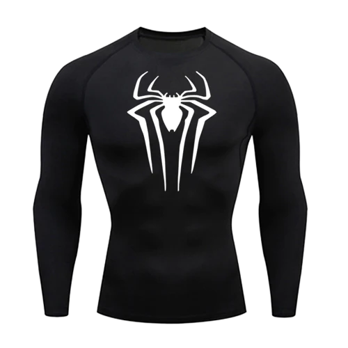 Spider Man Long Sleeve Black