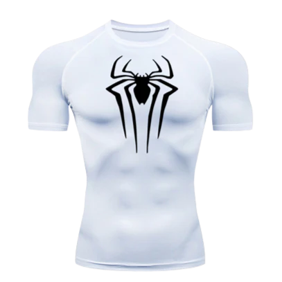 Spider Man White Compression